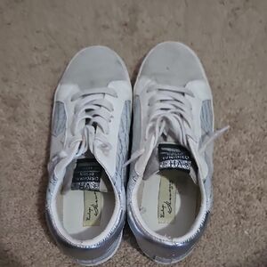 Vintage Havana White and Silver Women's Sneakers